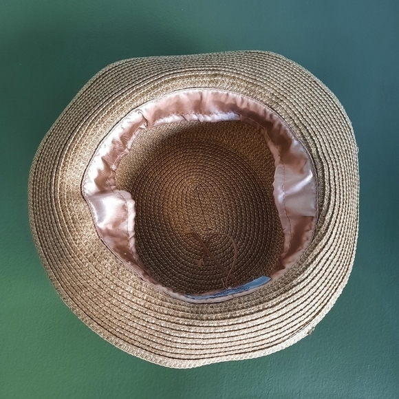 Kate Landry Straw Sun Hat - Picture 3 of 6